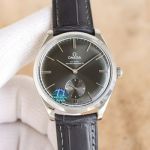 OMEGA De Ville Tresor Swiss 8927 Movement Gray Dial Leather Watch Bands 40mm Watch